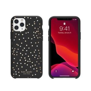 Kate Spade NY Protective Hard Shell Case for Apple iPhone 11 Pro: Dots & Gems